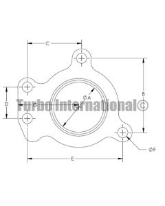 Gasket, T-OUT, GT1852V