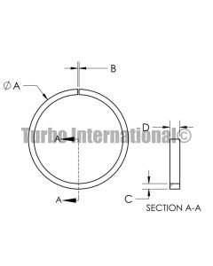 Piston Ring, K14/16, C/E, STD/STD