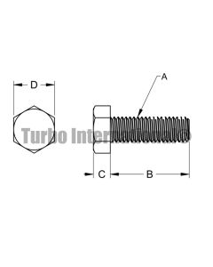 Bolt / Screw, VGT, CT, M6 X 1.0