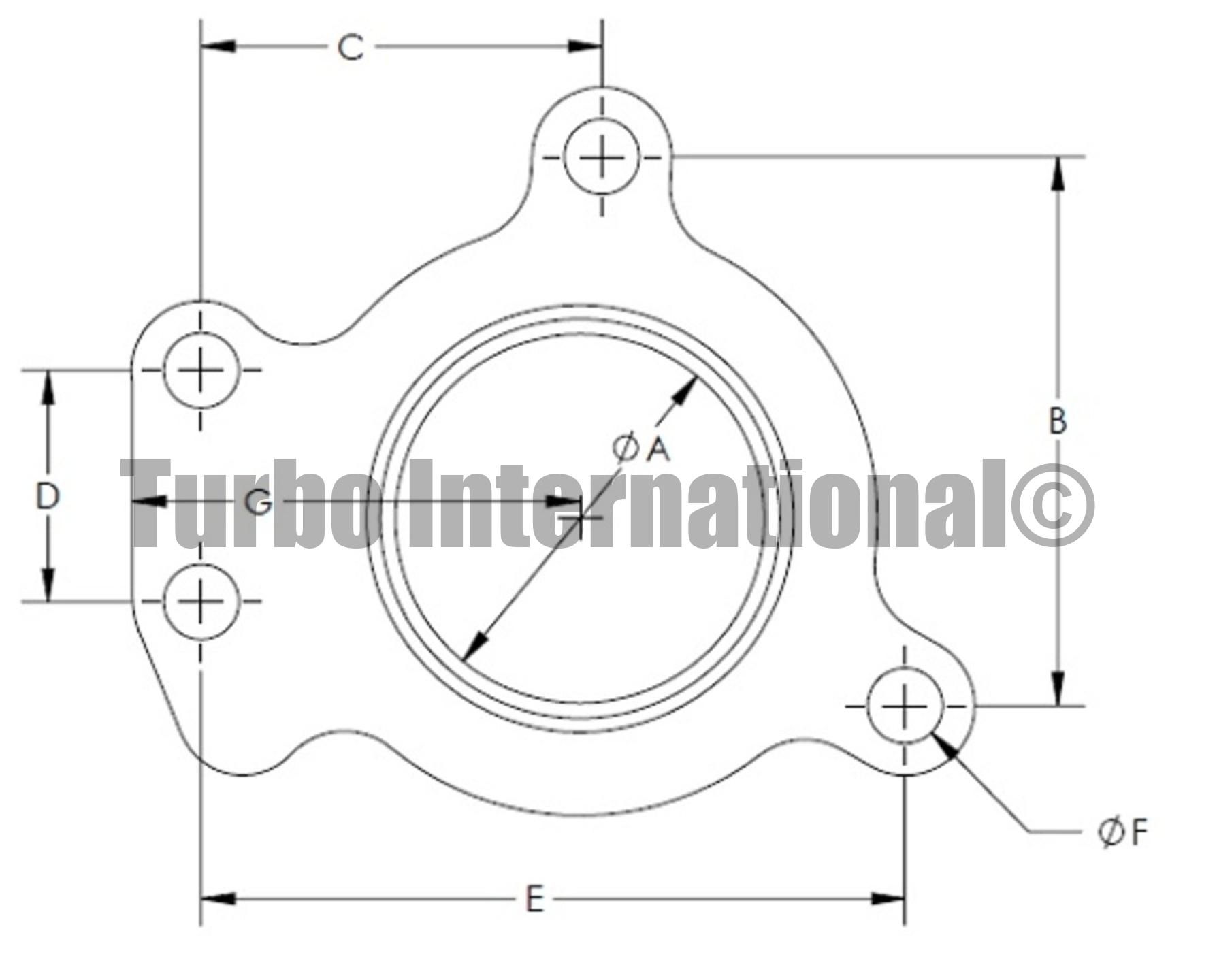 Gasket, T-OUT, GT1852V
